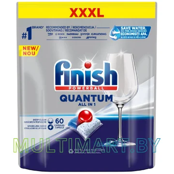 Капсулы для посудомоечной машины Finish Powerball Quantum All in 1 (60 шт) (5908252004881)
